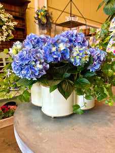 $275 Living Arrangement Flower Basket with Bow