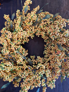 22” Classic Fall Berry Wreath